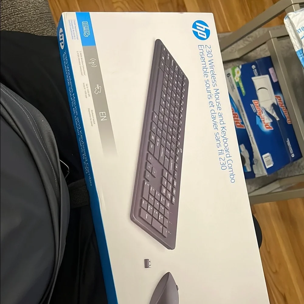 HP Gray Keyboard with Chiclet-Style Keys